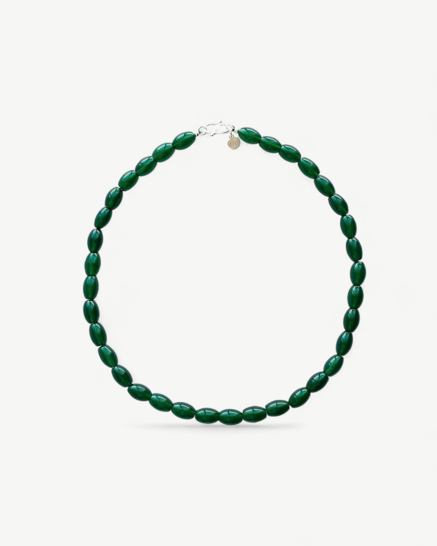 Forest Agate Bead Necklace