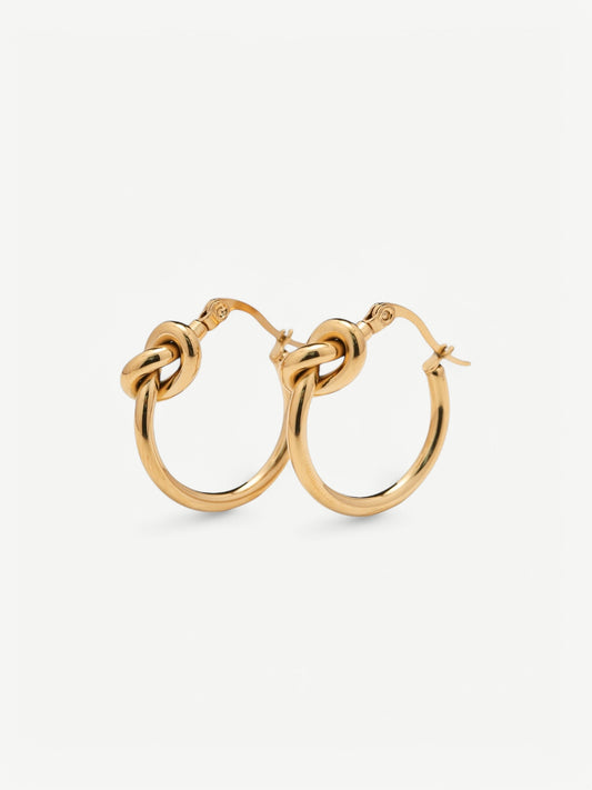 Ashley Knot Hoops