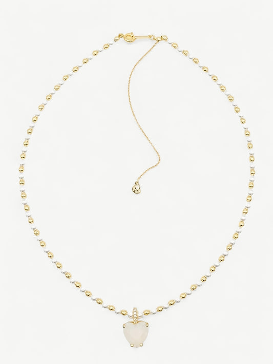 White Opal Pearl Necklace