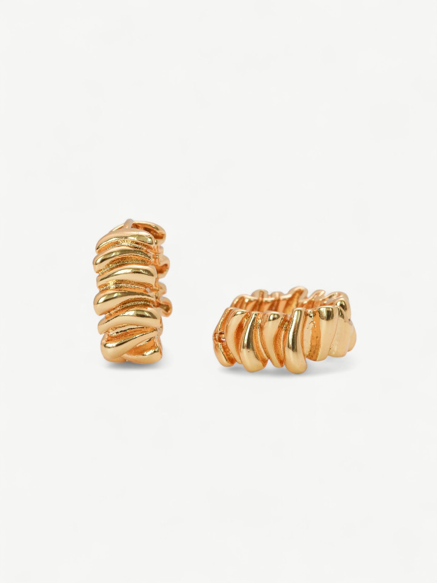 Aurum Crease  Hoops