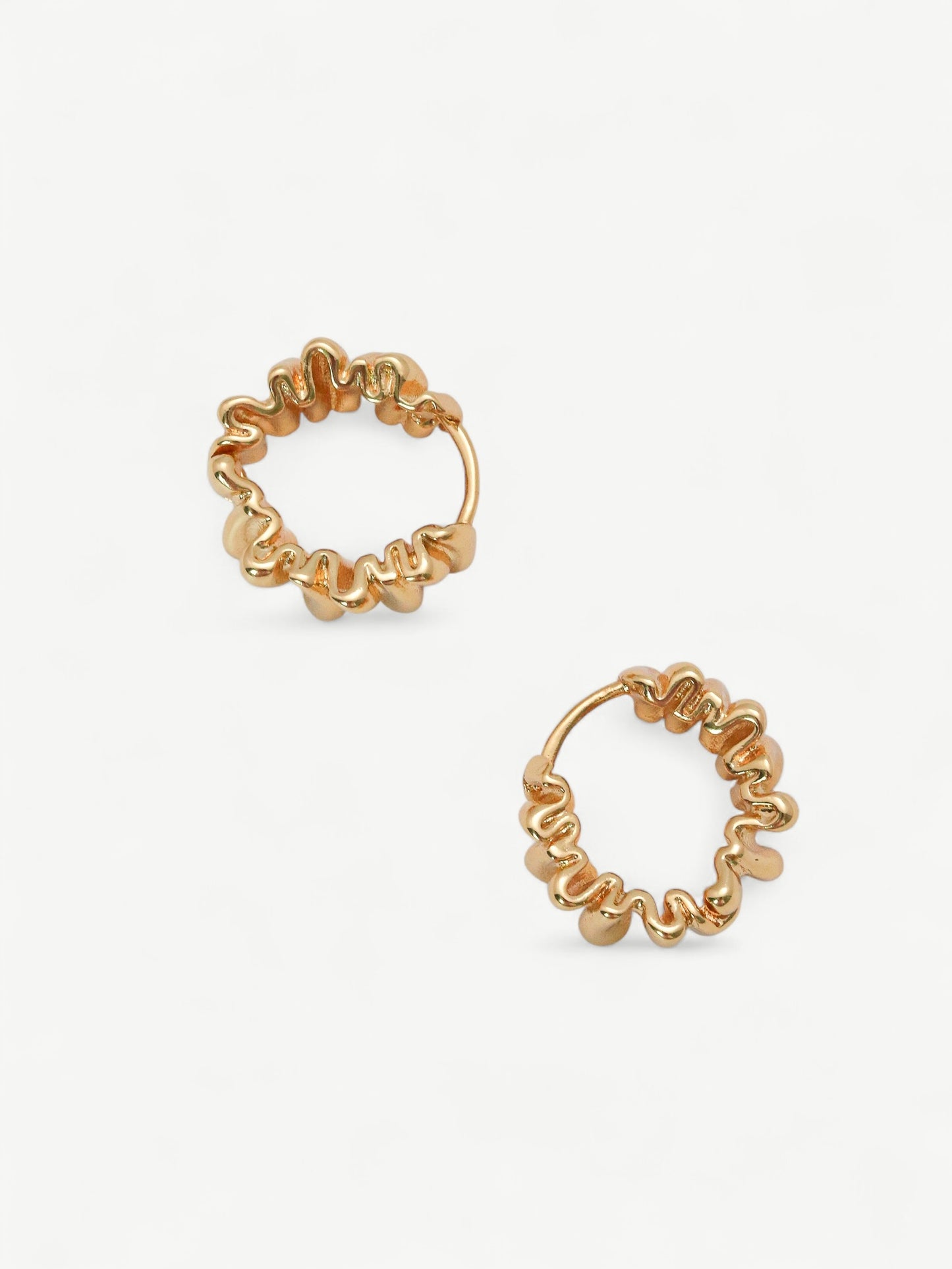 Aurum Crease  Hoops