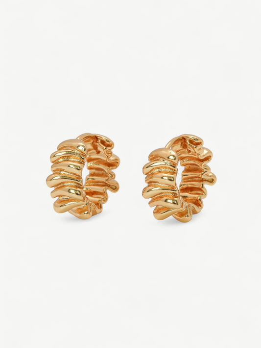 Aurum Crease  Hoops