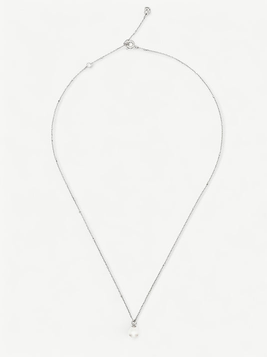 Single Pearl Chain Necklace