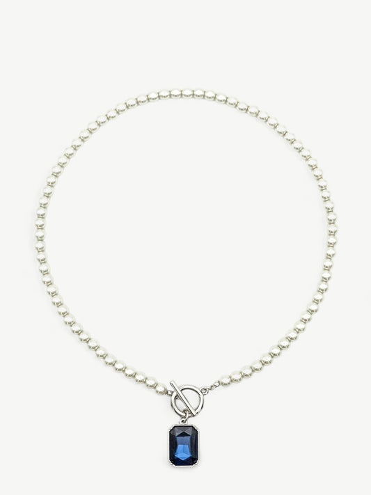 Emma Grey Pearl Pendant Necklace