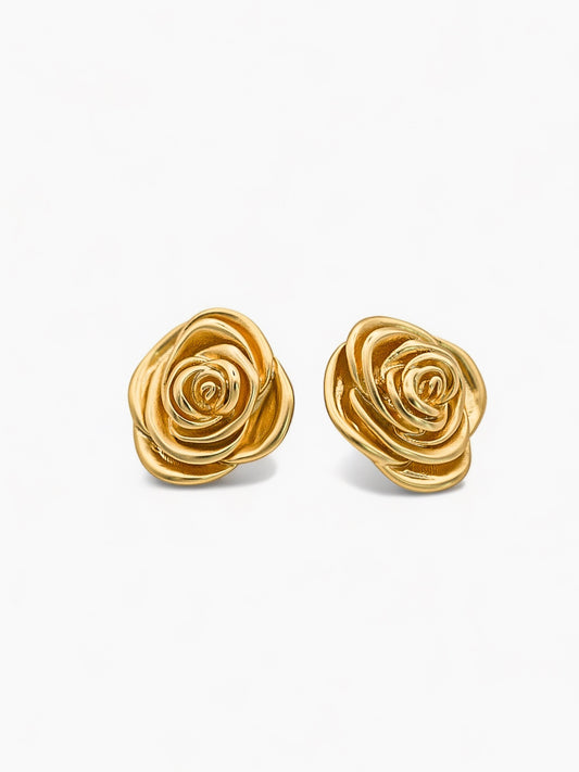 Flora Rose Stud Earrings