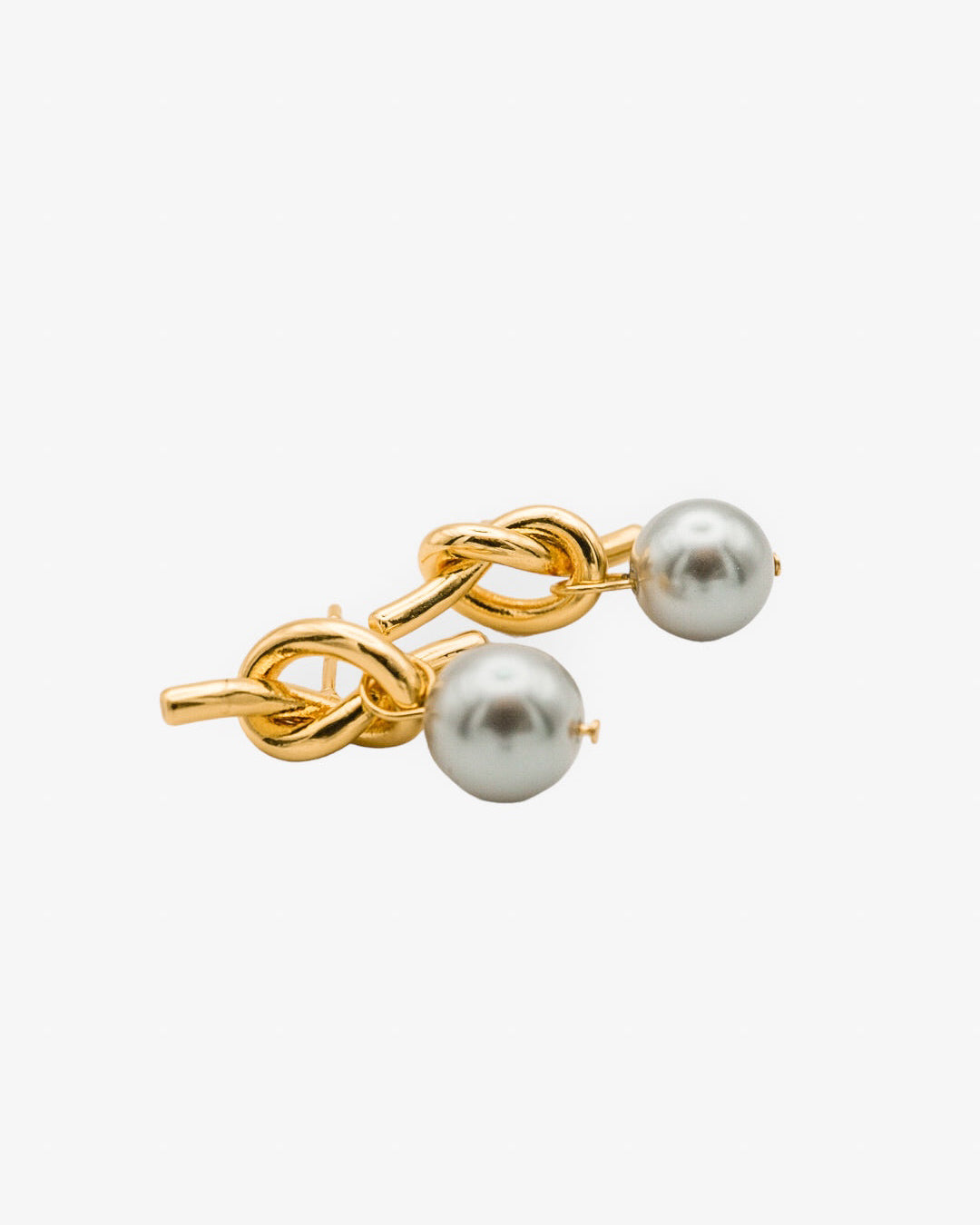 Adeline Knot Pearl Earrings