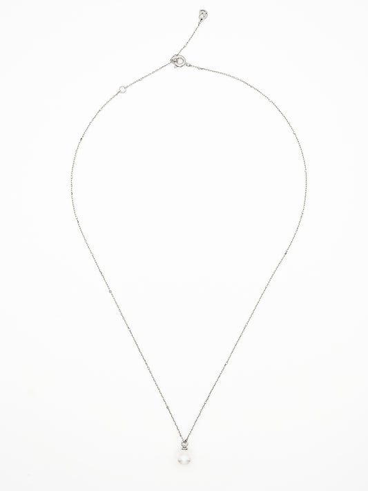 Single Pearl Chain Necklace