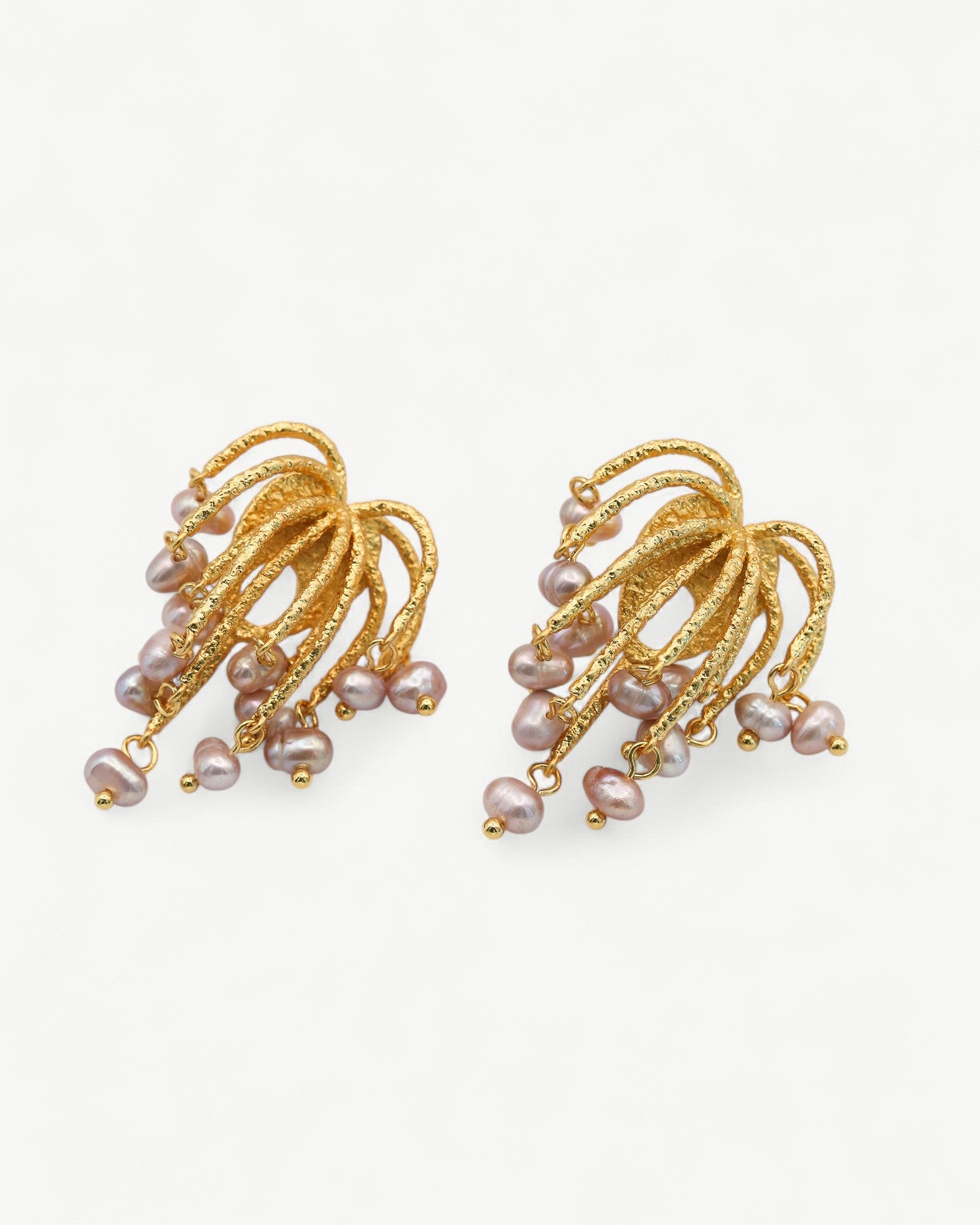 Firework Freshwater Pearl Earrings