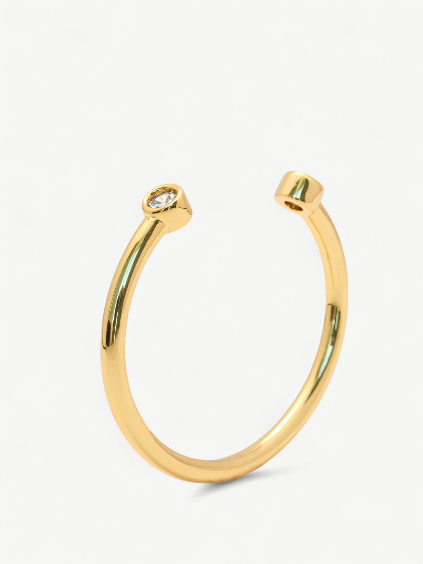 Twin Spark Cuff Bangle