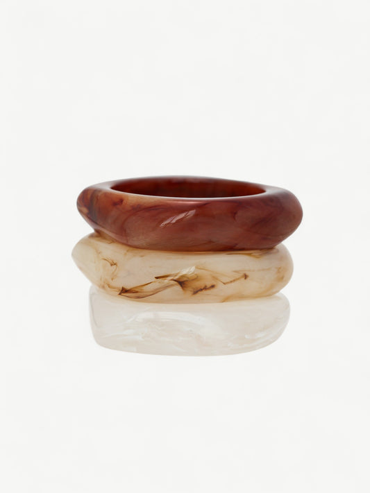 Sculpted Square Bangle