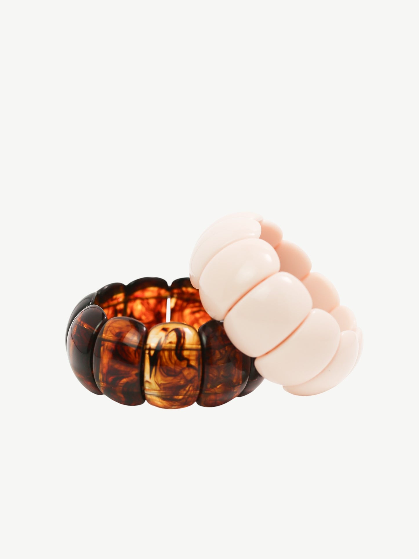 The Dome Bangle In Pastel Pink