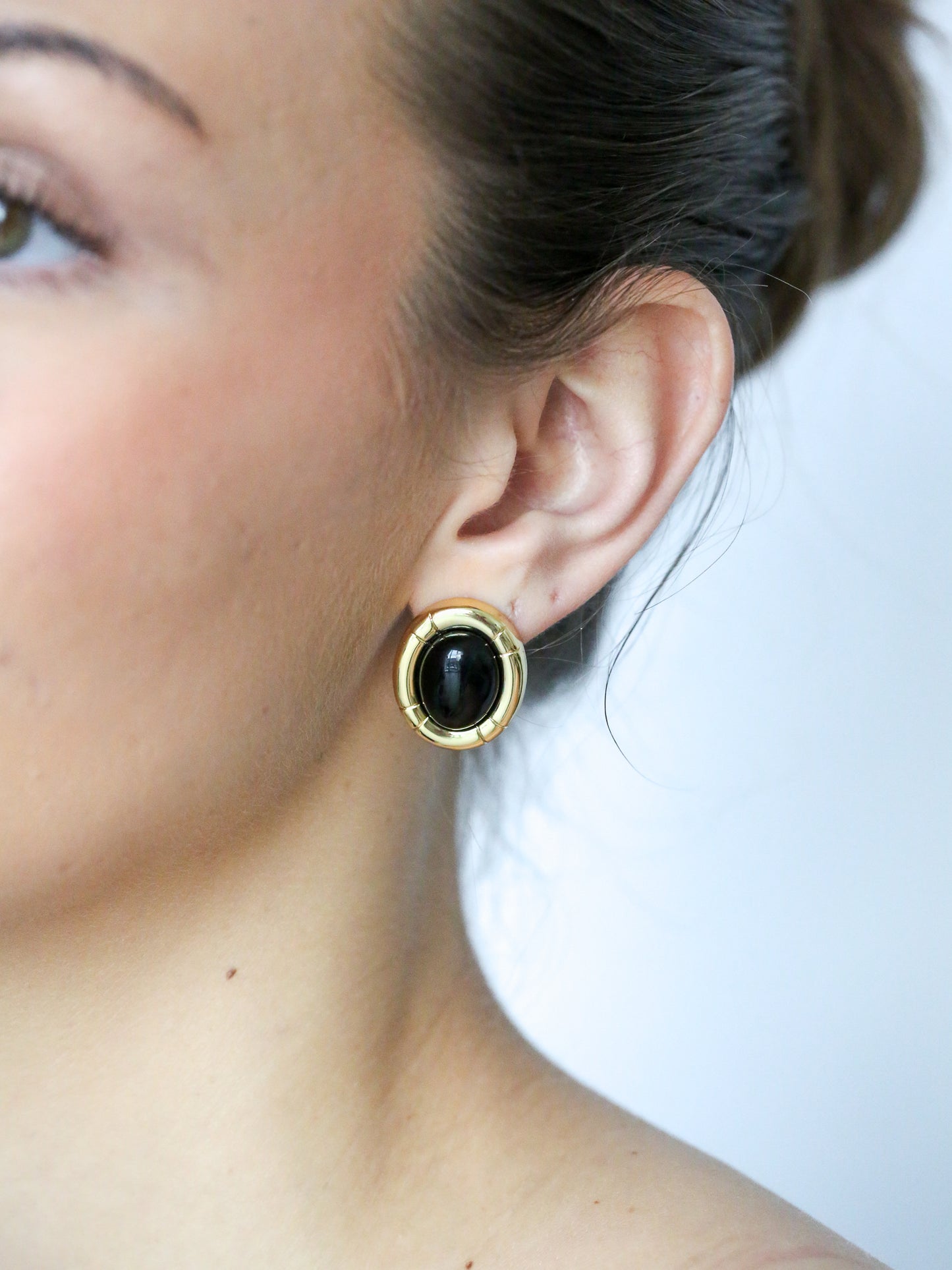 Camille Studs In Black