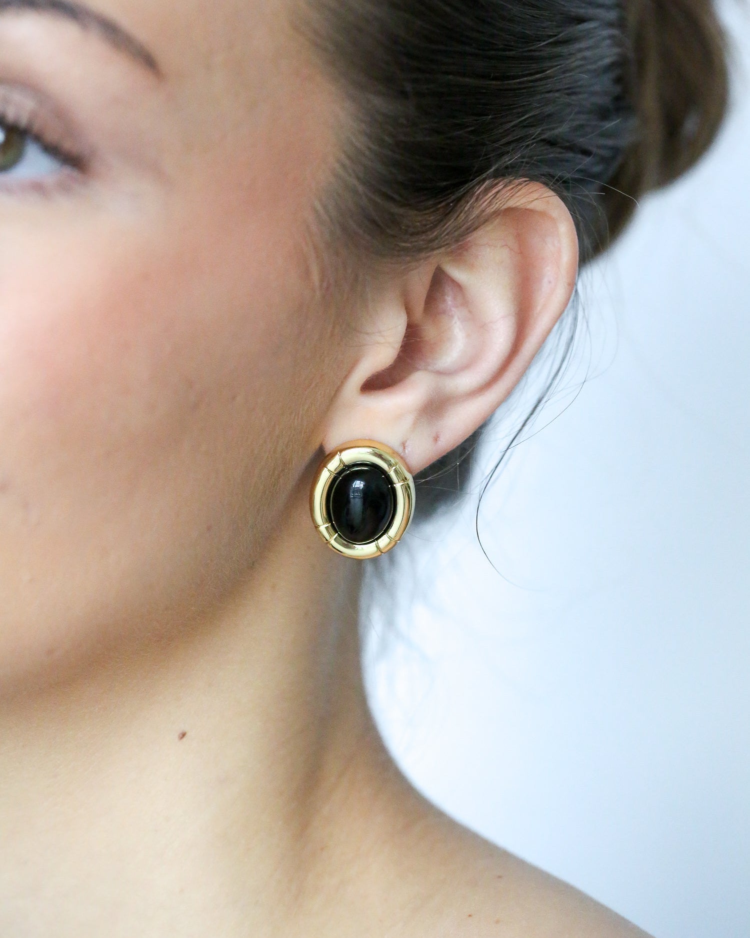 Camille Studs In Black