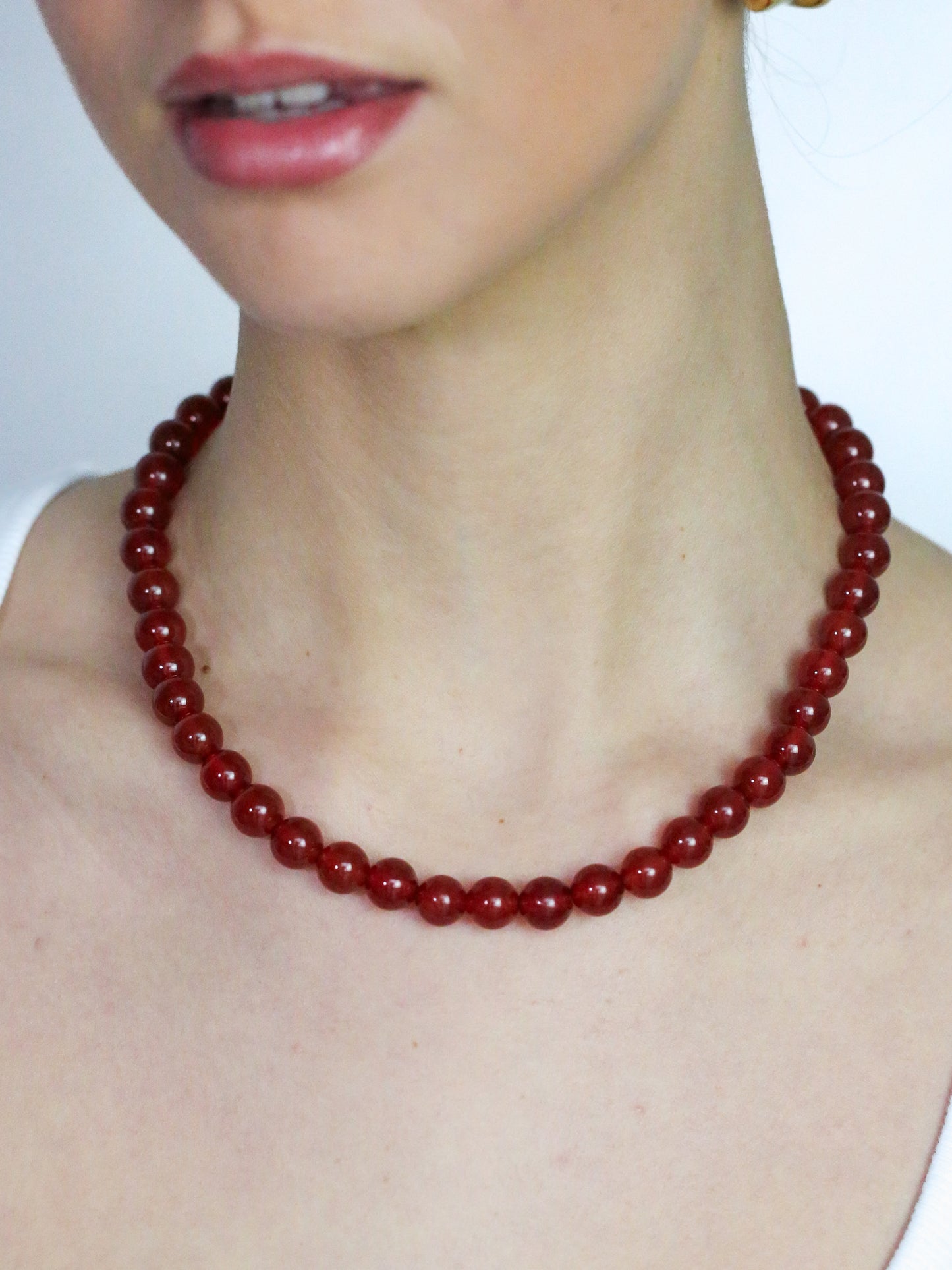 Red Agate Necklace