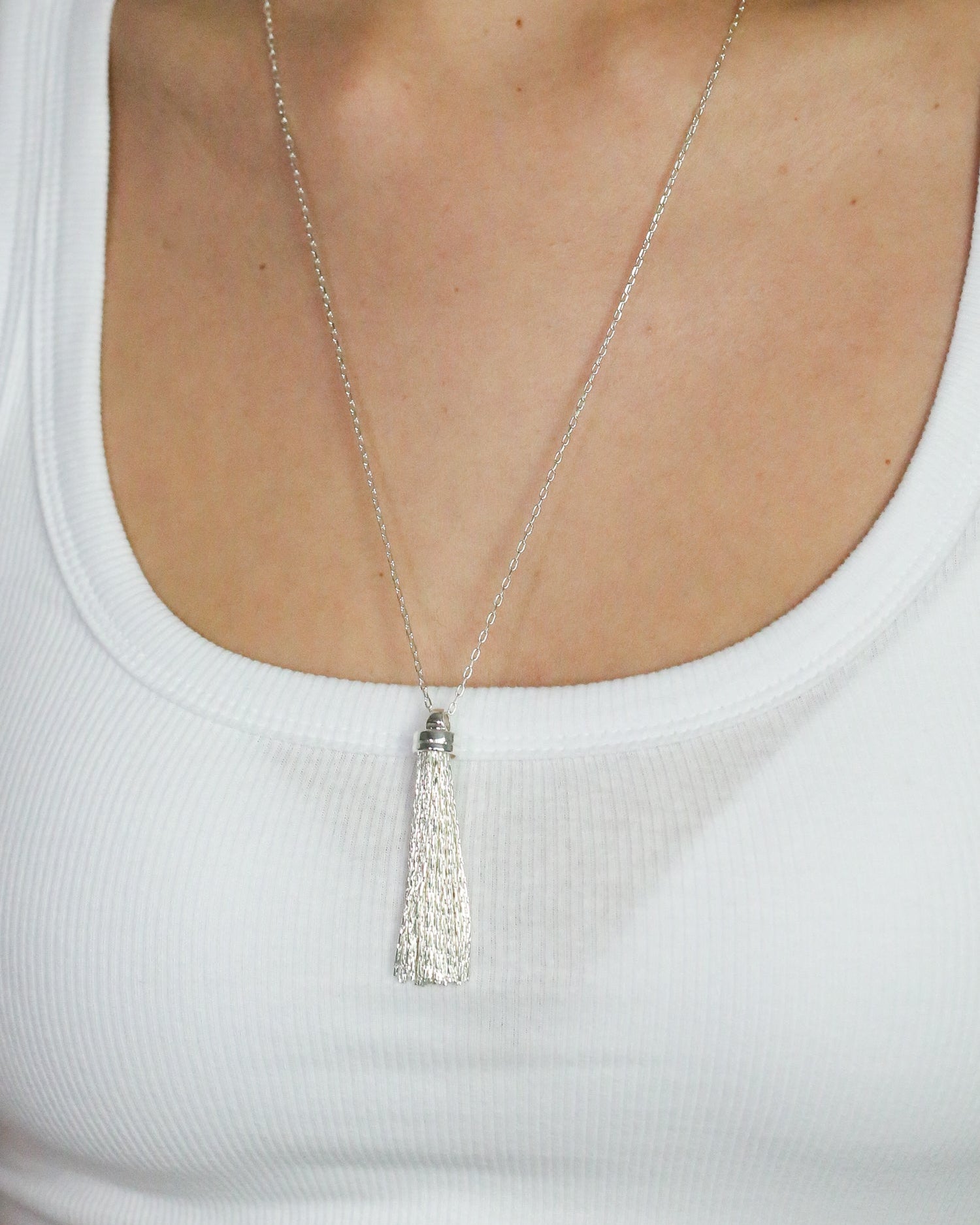 The Tassel Drop Necklace