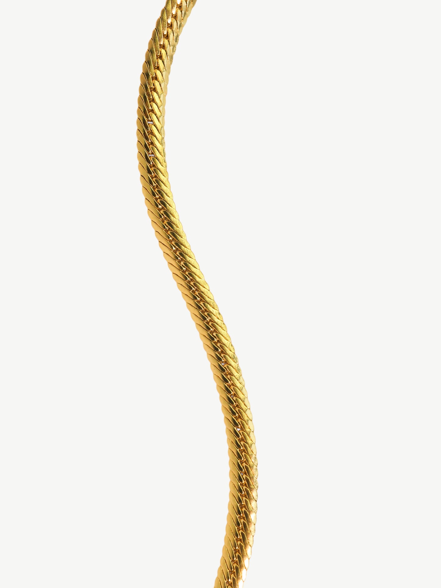 Herringbone Snake Chain Necklace