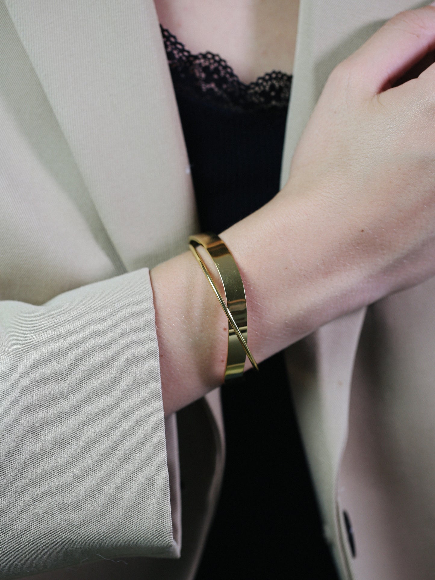 Infinity Wrap Cuff Bangle Bracelet