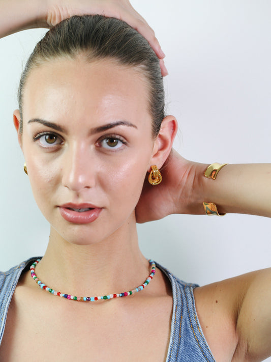 Grazia Natural Stone Necklace